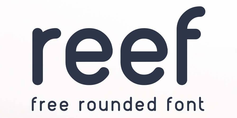 Reef Free Round Font