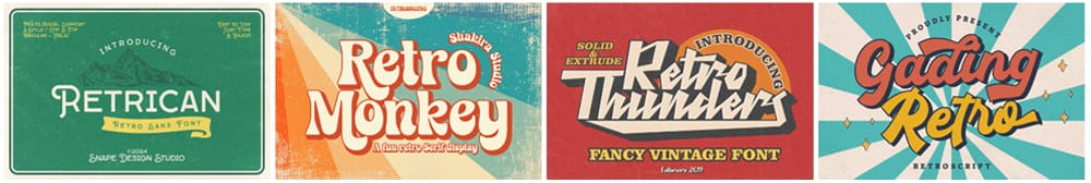 Best Free Retro Fonts for Designers 2
