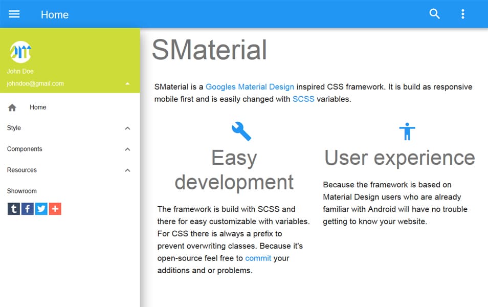 100+ Best CSS Frameworks for Responsive Design 97 SMaterial