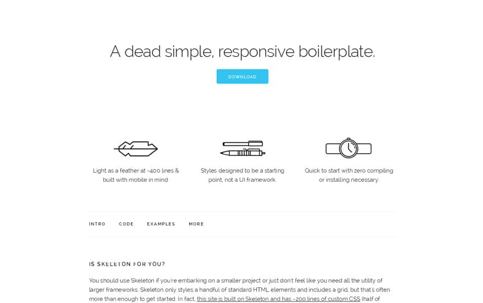100+ Best CSS Frameworks for Responsive Design 133 Skeleton
