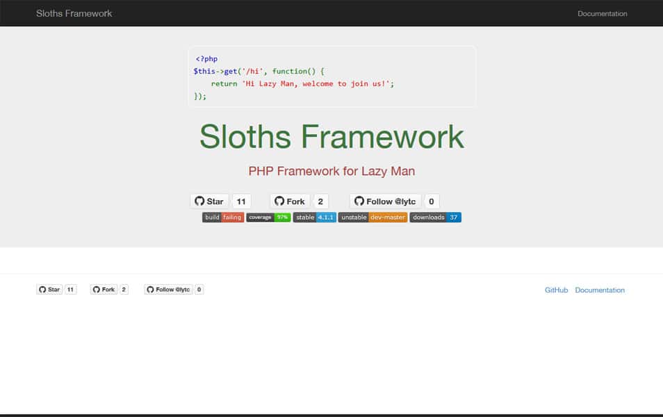 Sloths Framework