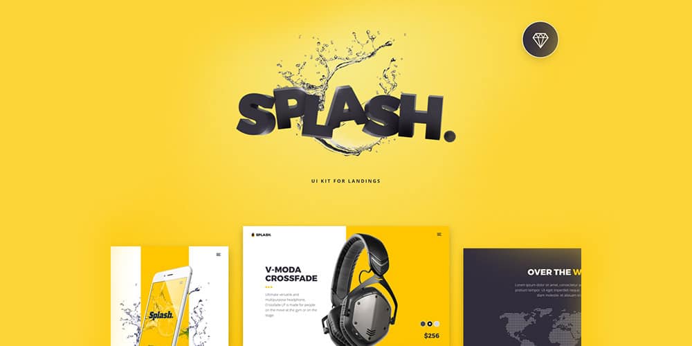 Splash UI Kit Screens