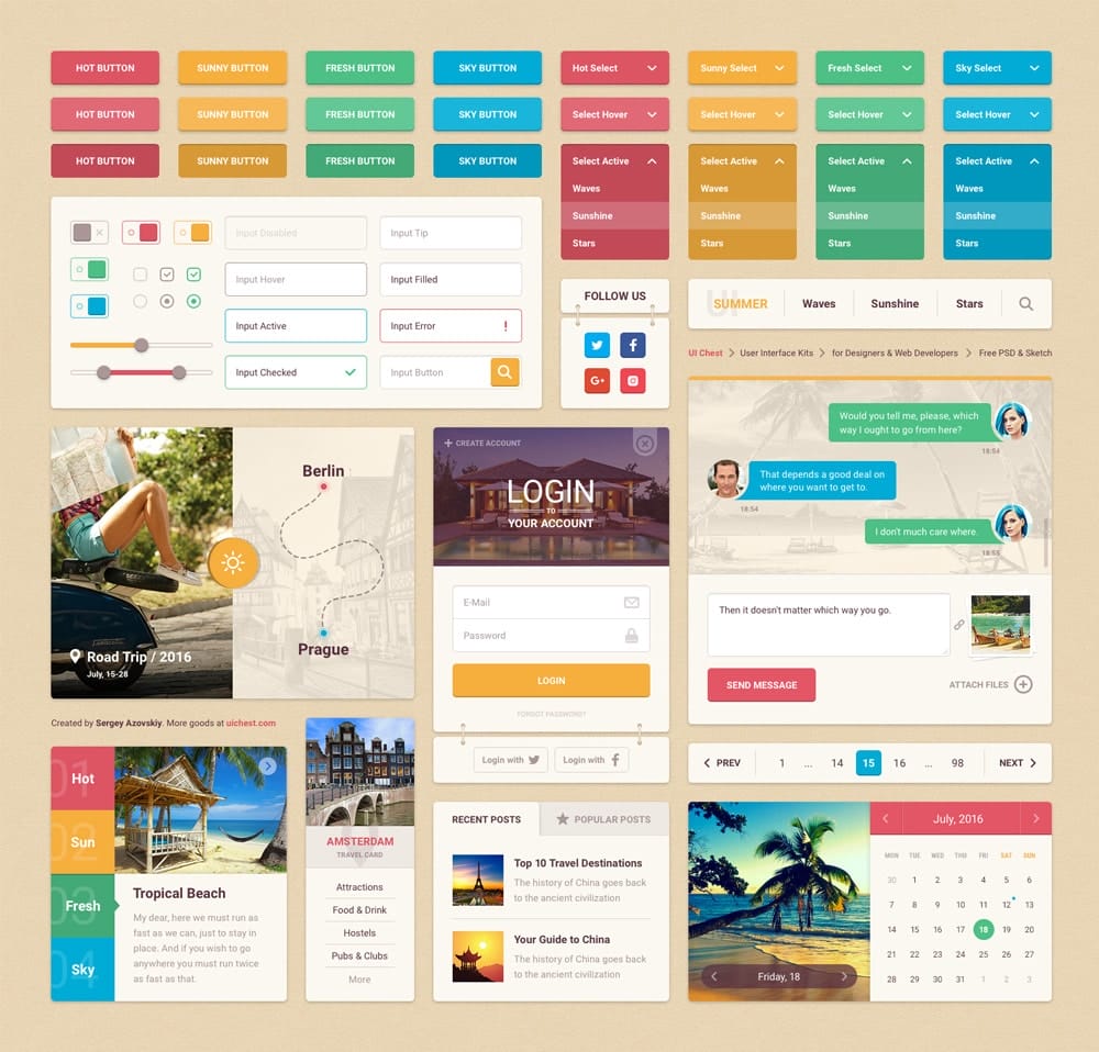 Summer UI Kit