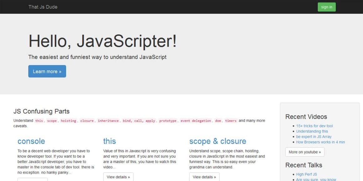 Best Places to Learn Web Development 54 That JS Dude