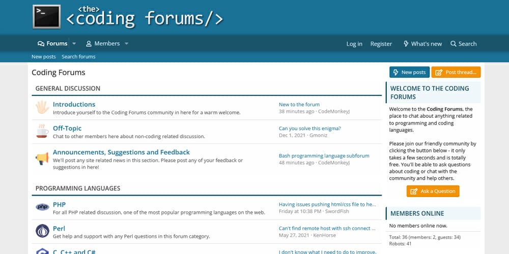 The Coding Forums