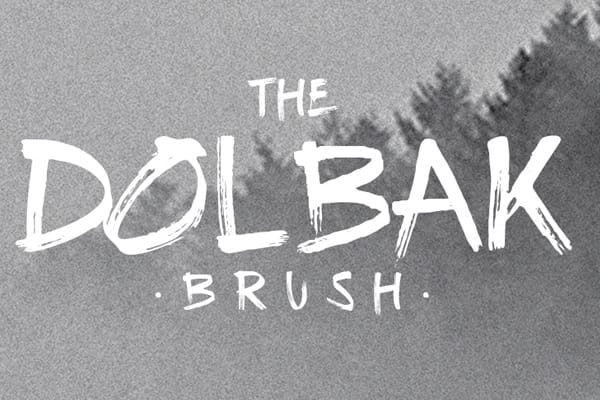 The Dolbak Handwritten Brush Font