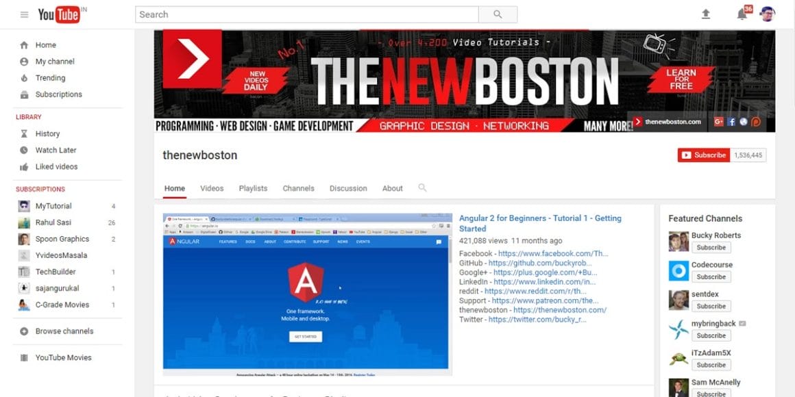 Best Places to Learn Web Development 151 Thenewboston