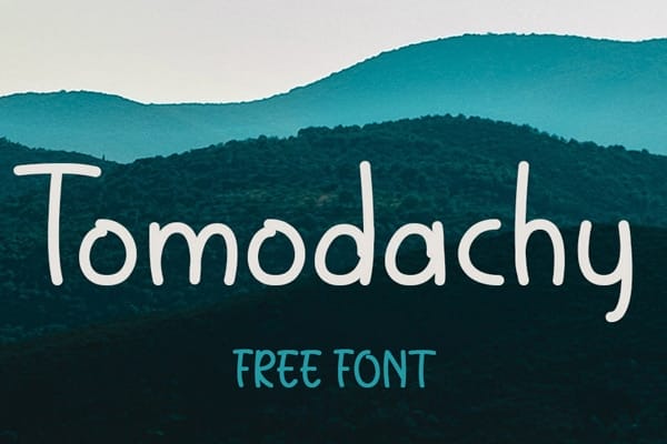 Tomodachy Handwriting Font