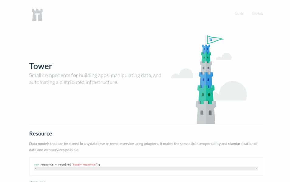 100+ JavaScript Frameworks for Web Developers 118 Tower.js