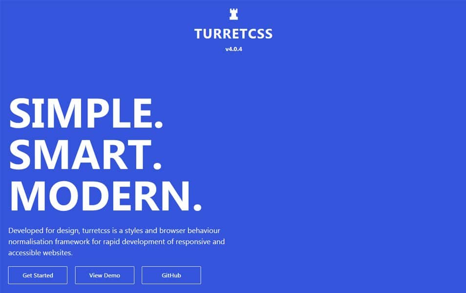100+ Best CSS Frameworks for Responsive Design 58 Turretcss