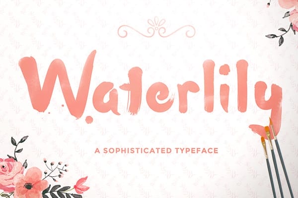Waterlily Handwriting Font