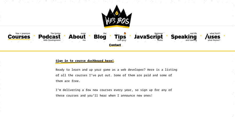 Best Places to Learn Web Development 73 Wesbos