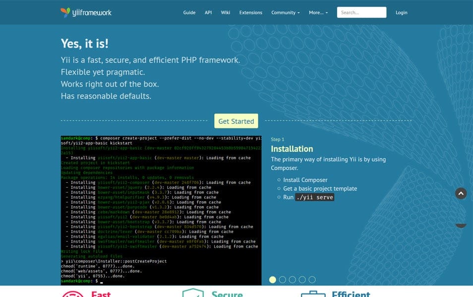 100+ Best PHP Frameworks for Web Developers 4 Yii PHP Framework