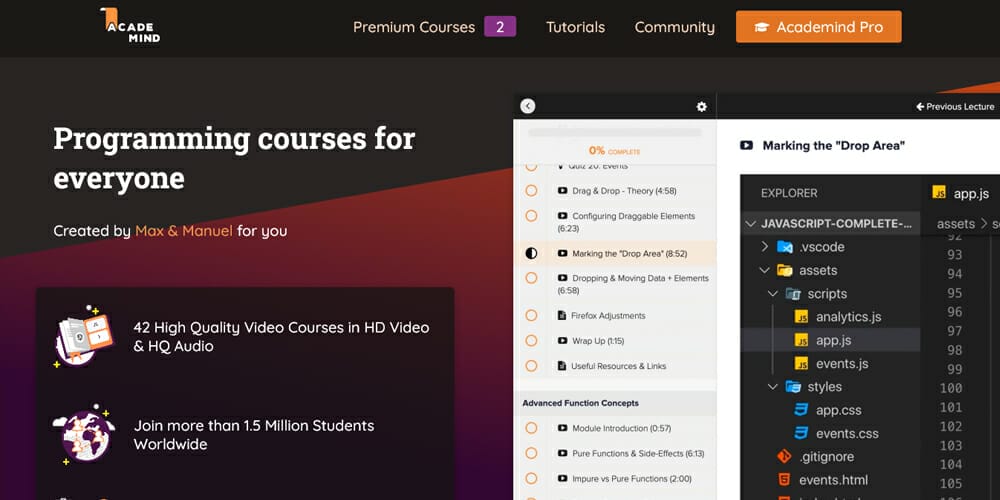 Best Places to Learn Web Development 85 academind