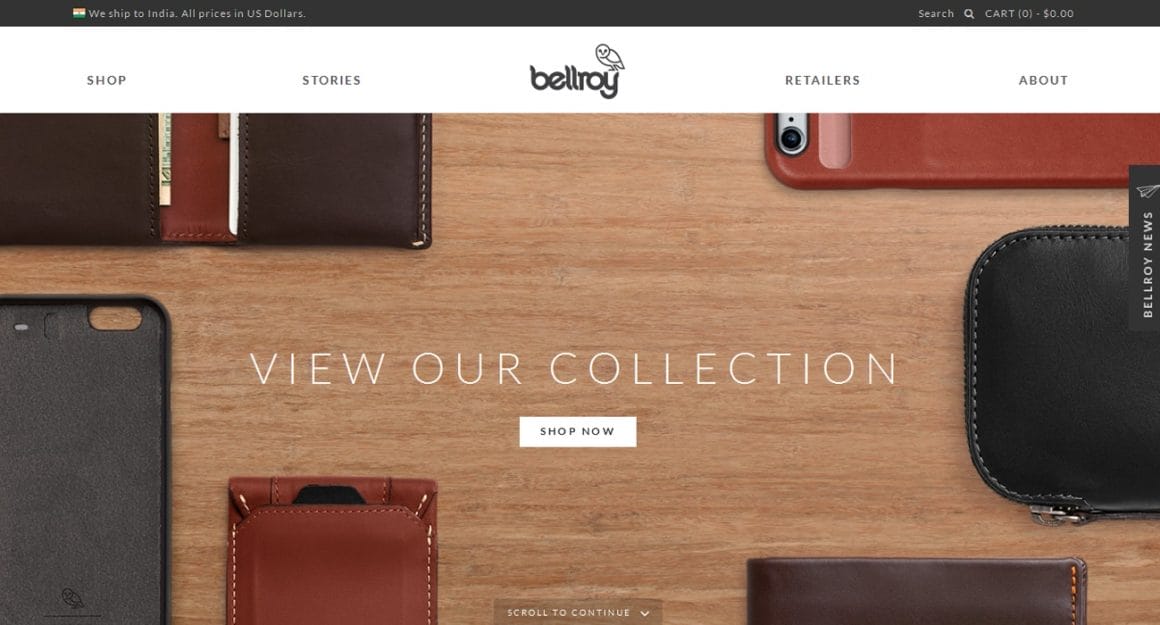 Best Product Website Inspiration 98 bellroy