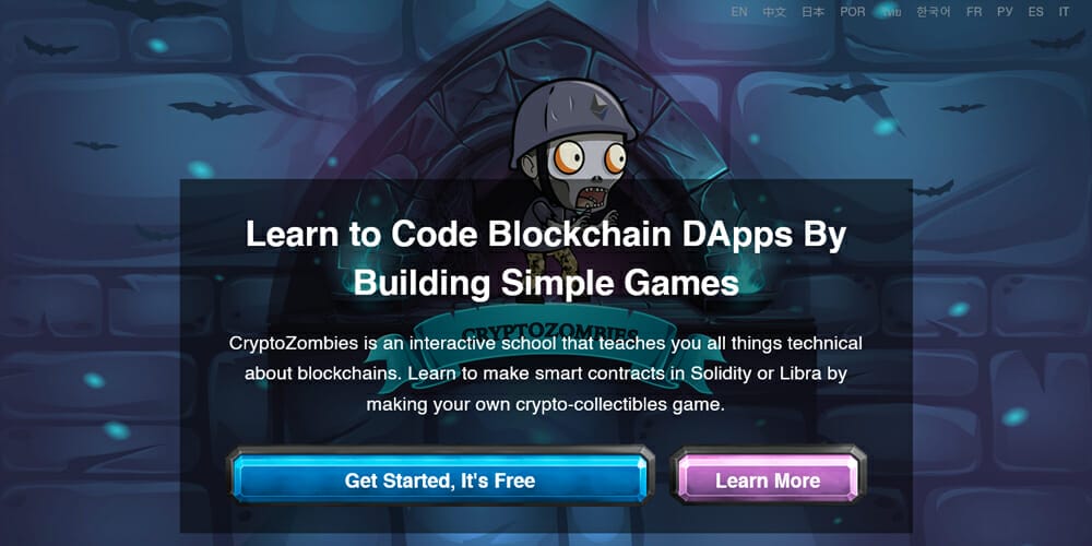 Best Places to Learn Web Development 135 cryptozombies