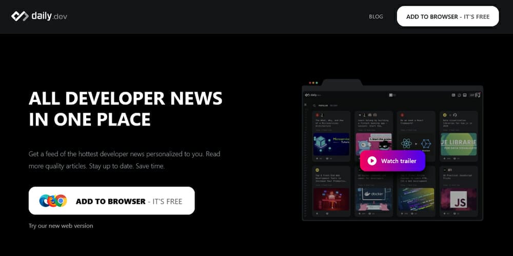 Best Places to Learn Web Development 191 daily dev
