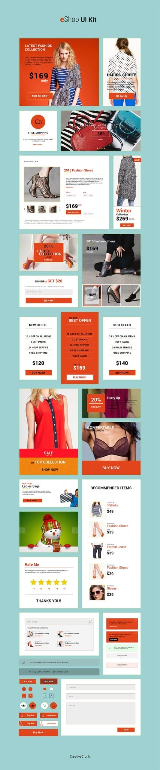 eShop Bootstrap HTML UI Kit