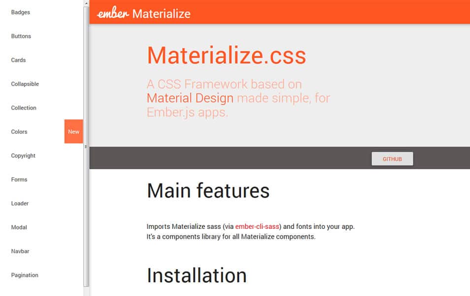 100+ Best CSS Frameworks for Responsive Design 115 ember-cli-materialize