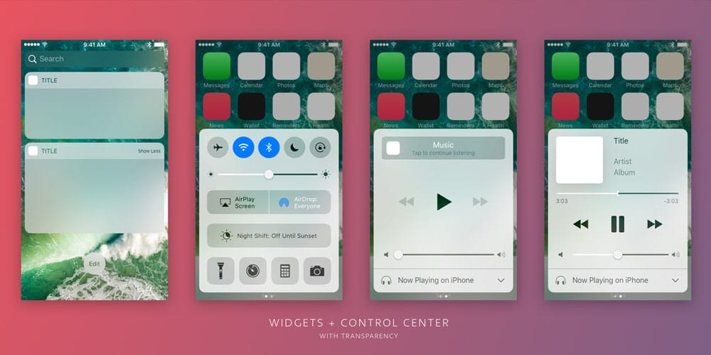 iOS 10 UI Kit for Sketch