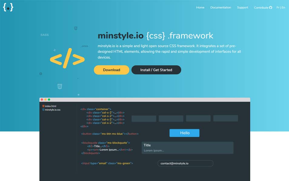 100+ Best CSS Frameworks for Responsive Design 10 minstyle.io