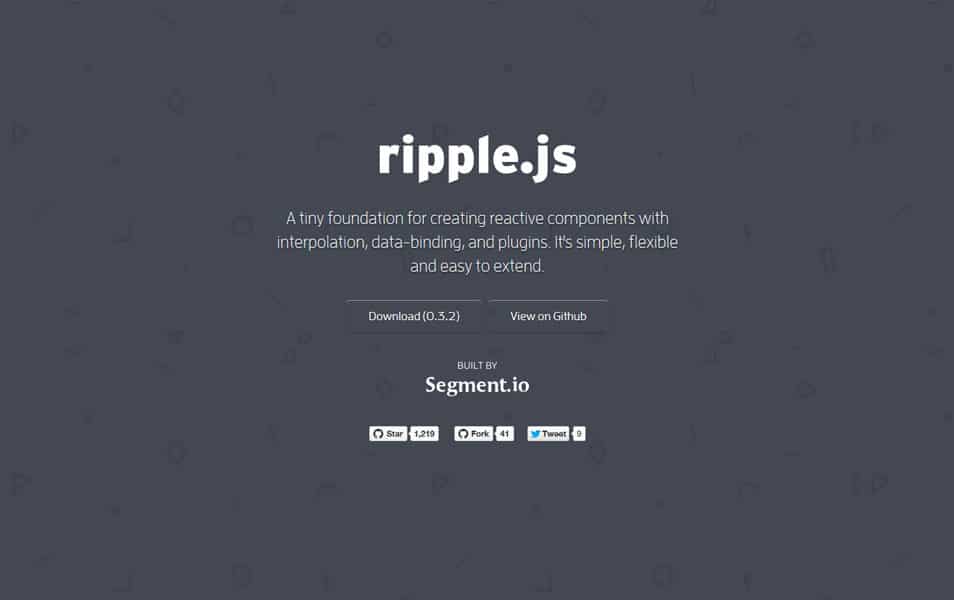 100+ JavaScript Frameworks for Web Developers 74 ripple.js