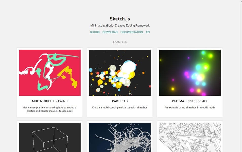 100+ JavaScript Frameworks for Web Developers 37 sketch.js