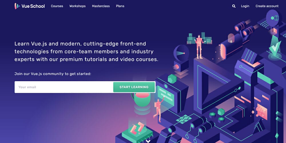 Best Places to Learn Web Development 30 vueschool