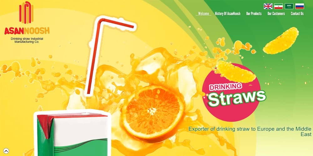 Best Product Website Inspiration 8 Asannoosh Straws