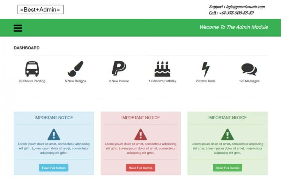 Good admin. Bootstrap админка. Best admin.