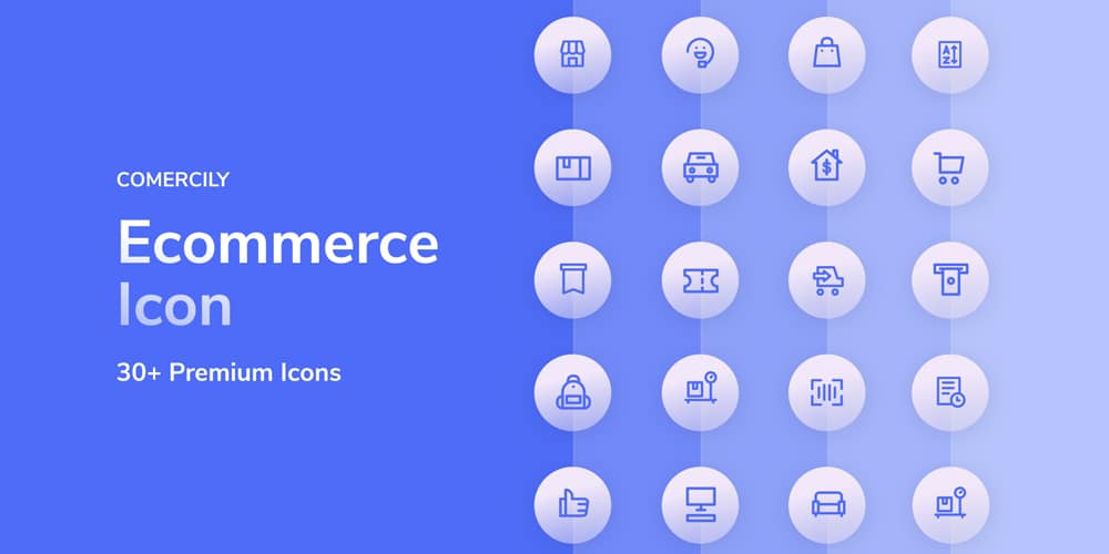 Latest Free E-commerce Icon Sets 3 Comercily Ecommerce Icons