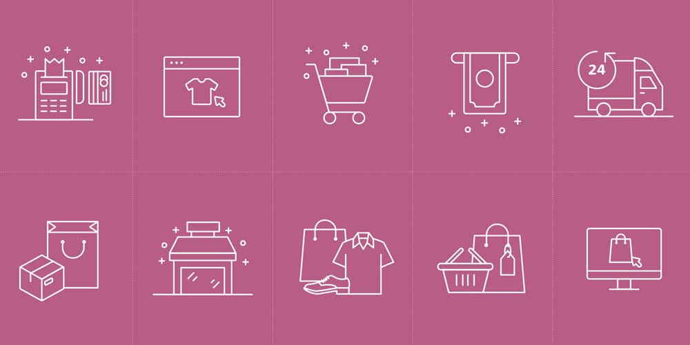 Latest Free E-commerce Icon Sets 5 E-commerce Vector Icons