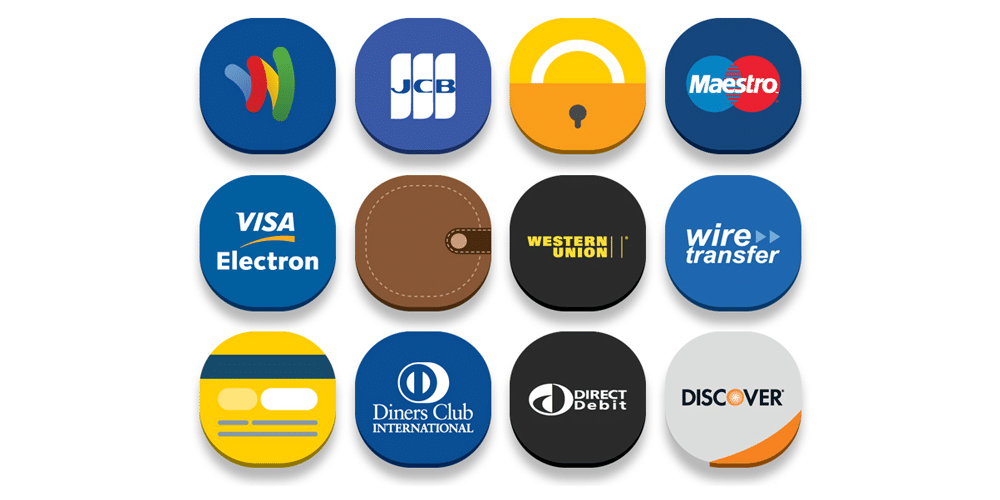 Free Online Banks and E-Commerce Icons