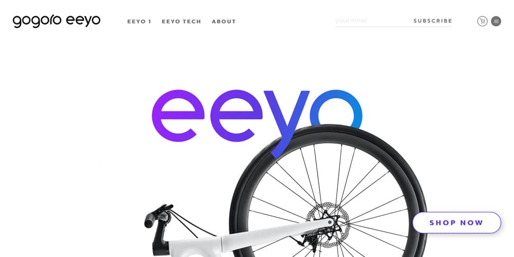 Best Product Website Inspiration 12 Gogoro Eeyo