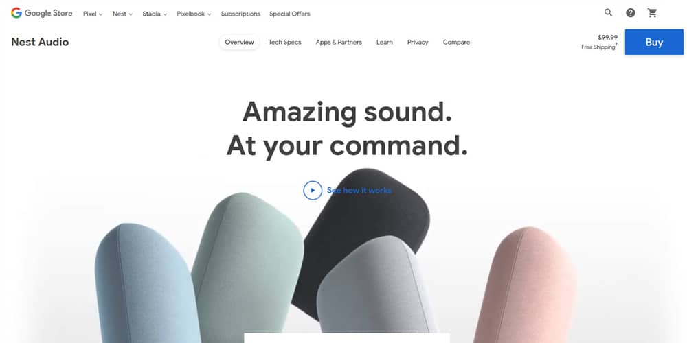 Best Product Website Inspiration 39 Google Nest Audio