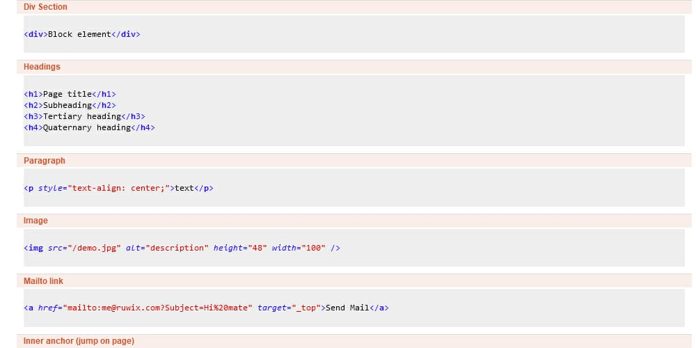 Best HTML and CSS Cheat Sheets 51 HTML CheatSheet