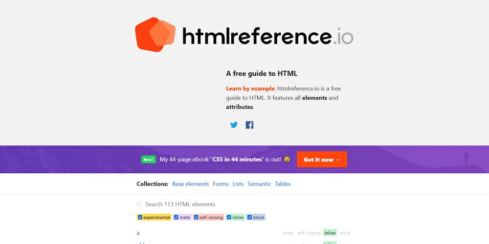 HTML Reference