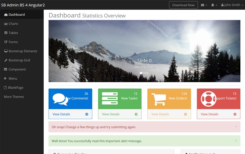 100+ Best Free Bootstrap Admin Templates » CSS Author