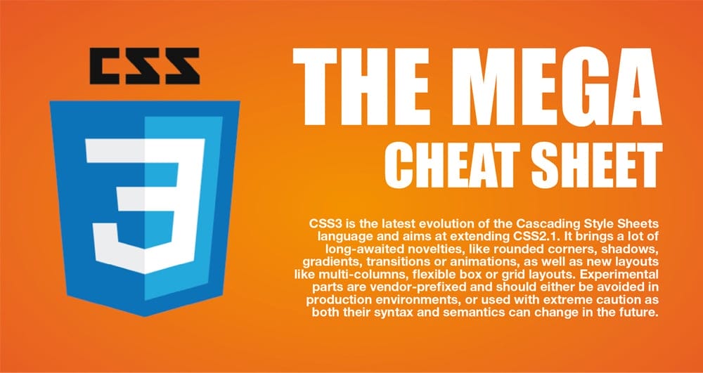 The Mega CSS3 Cheat Sheet Infographic