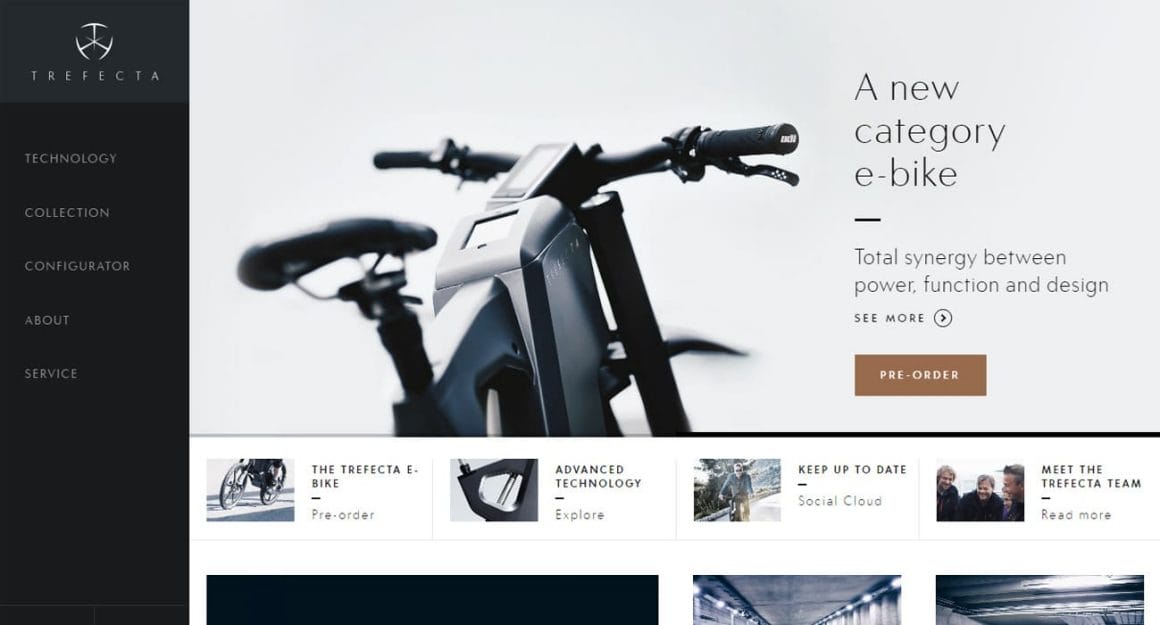 Best Product Website Inspiration 44 Trefecta Bike