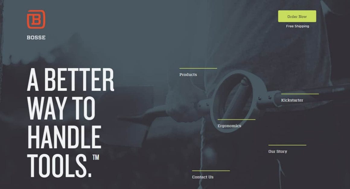 Best Product Website Inspiration 40 Bosse Tools