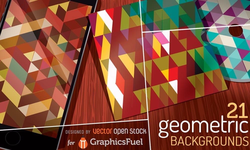 free vector geometric backgrounds