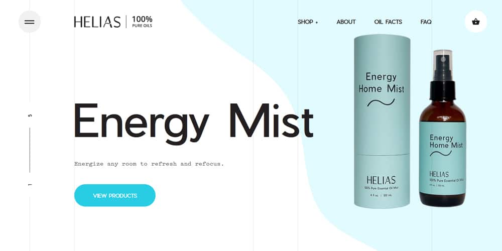 Best Product Website Inspiration 102 helias oils