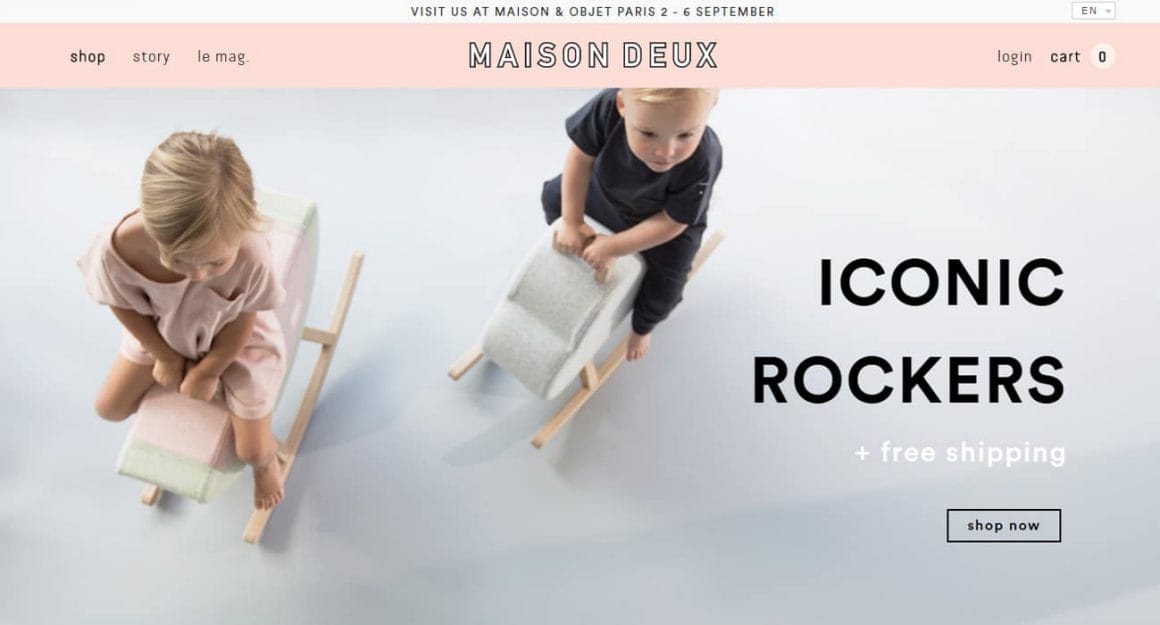 Best Product Website Inspiration 25 Maison Deux