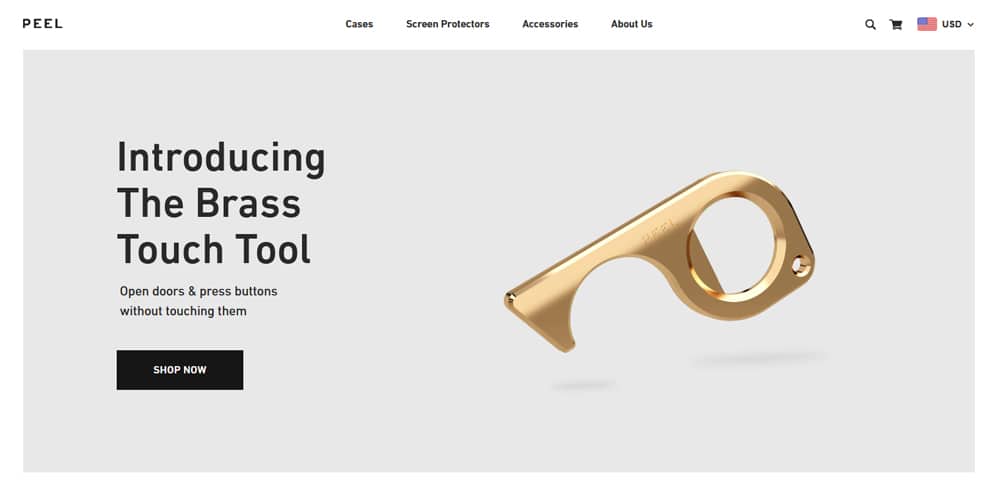 Best Product Website Inspiration 18 peel