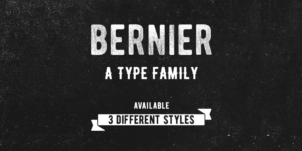 Bernier Free Typefamily