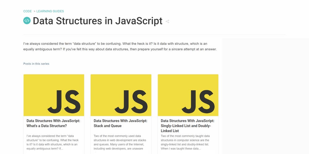Data Structures in JavaScript