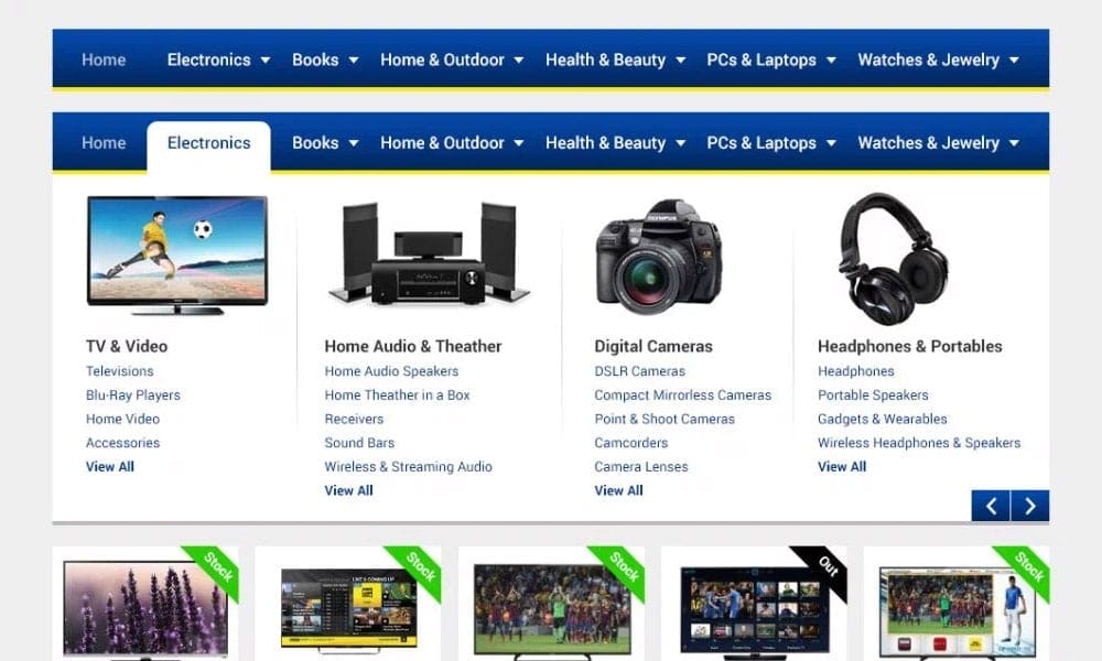 Free E commerce User Interface Kit PSD