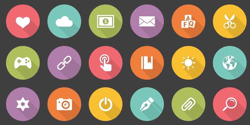 Free Flat Web Icons