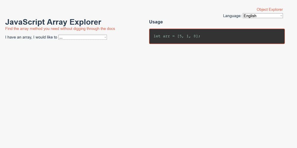 Best Free JavaScript Books 68 JavaScript Array Explorer